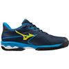 Mizuno Onda Supera la Luce 2, Tennis Uomo, Drsblue Blt2neon Closine, 40.5 EU