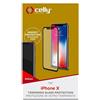 Celly 3DGLASS900BK - Pellicola Protettiva Compatibile con Modello iPhone X/iPhone XS