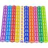 Capgoost 100 Pezzi Set di Dadi, Dadi Colorati 12mm, Piccolo Set di Dadi Circolari Trasparenti Che È Robusto E Durevole, Può Essere Utilizzato Per Giochi Di Dadi Attività Di Partito Temi Casinò Ecc.