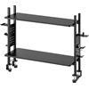 DRIFT GAMING DRIFT SHELVY - Organizer da tavolo da gioco, ripiano con due ripiani regolabili, supporta fino a 15-30 kg, installazione semplice, compatibile con tavoli larghi 1 m, colore nero