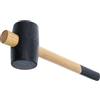 BGS Do it yourself BGS Diy 1861 | Martello in gomma | testa nera | Ø 65 mm | 500 g