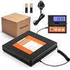 Bonvoisin Bilancia postale digitale, 50 kg/110 lb, 2 g, con display LCD separato, 2 batterie AAA e adattatore di alimentazione UE inclusi, g/kg/oz/lb con indicatore stabile & Hold