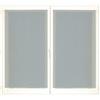 Atout Ciel Coppia di tende con passapasta pronte da appendere, 2 x 60 x 120 cm, grigio