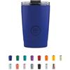 Cool Bottles - Tumbler - Bicchiere Termico in Acciaio Inossidabile - 330 ml - Vivid Blue - Tazza da Caffè - Coperchio Ermetico - Bevande Fredde 10 ore e Calde 5 ore - Finitura Antimacchia