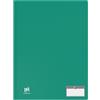 OXFORD Memphis - Proteggi documenti A4, 40 viste, 20 tasche, copertina in polipro, colore: verde