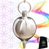 Vibratis Pendolo divinatorio Premium a forma di goccia d'acqua - Pendolo per radiestesia universale in metallo argentato