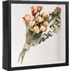 Daelesr Cornice 3D Profonda per Oggetti, Cornice Portafoto 3D con Foglio Acrilico Trasparente, 3D Ombra Profonda Box, Cornice Contenitore per Medaglia Fiore Regali Souvenir (27x27cm, Nero)