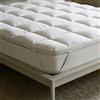 Italian Bed Linen Topper Matrimoniale Fancy in Microfibra con Imbottitura di 300gr/mq - NON SCIVOLA con Cinghie Angolari - Trapuntato per Mantenere Uniforme l'Imbottitura e la Morbidezza (160x195cm)