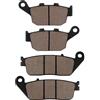 SOLLON Pastiglie freno anteriore e posteriore per Honda VTR 250 CB500 CB500X CB500F CBR500 CMX 500 CTX 700 NC 700