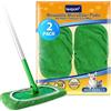KEEPOW per Swiffer Panni Catturapolvere, Lavabili Cuffietta Microfibra per Swiffer Lavapavimenti, Panni Riutilizzabili Microfibra per La Pulizia di Pavimenti Duri, Pavimenti In Legno, Set di Prova