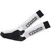 Alpinestars 1207236 Calzini, Bianco, S/M, Set di 2