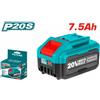 Total Batteria Al Litio Per Elettroutensili Total 20V - 7,5 Ah