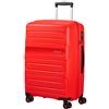 American Tourister Sunside, Bagaglio A Mano Unisex - Adulto, Rosso (Sunset Red), M (67.5 cm - 83.5L)