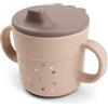 done bydeer Tazza Con Beccuccio Done By Deer 100% PP Alimentare Cipria