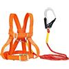 Ownant Cintura di sicurezza per bambini, protezione anticaduta, per alpinismo, arrampicata sugli alberi, bambini, donne e uomini (1,6 m)