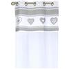 Atout Ciel Tenda in voile con occhielli con rivestimento stampato, 140 x 240 cm, colore: Grigio pronto da applicare
