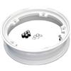Generico Cerchio Vespa 50 Special 125 150 200 PX 3.00.10 3.50.10 Ribassato Tubeless Bianco Alluminio 3.5 Millimetri Made in Italy