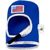 WIDMANN MILANO PARTY FASHION - casco da astronauta per adulto, blu, cappello in tessuto, nasa, spazio, astronauta, pilota spaziale