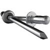 Gesipa Rivetti ciechi in acciaio inox PolyGrip da 1460000, argento, 4,8 x 15 mm, set da 50 pezzi