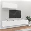 Parete attrezzata soggiorno mobile porta TV salvaspazio PAP96 210x170  bianco