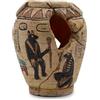 Amtra Deko Vaso Egizio con Anubi - Decorazione in Resina atossica per Acquari, Accessorio Ornamentale subacqueo, Decorativo rifugio nascondiglio, Dipinto a Mano, Dimensione 10 * 7,5 * 7,5 cm