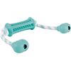 TRIXIE Denta Fun Bastone con la Corda, Gomma Naturale, 9 cm / 37 cm - Menta Sapore, Massaggiare Le Gengive!