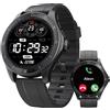 TOOBUR Smartwatch Uomo Alexa Integrata, 44mm Orologio Smartwatch Chiamate Cardiofrequenzimetro Contapassi Sonno Impermeabil IP68, SpO2, 100 Sportivo, Notifiche Messaggi, Compatibile Android IOS