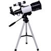 CAPXXIN Telescopio 150X70mm Telescopi spaziali monoculari professionali HD per esterni Cannocchiale rifrattore portatile con treppiede per bambini, adulti, principianti, telescopio astronomico needed