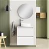 Baikal Deva, Legno Ceramica Melamina 16, Bianco, 50 cm