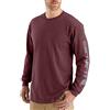 Carhartt - Maglietta a maniche lunghe, da uomo - rosso - M