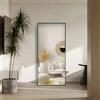 Idrom Specchio Figura Intera Da Terra Con Profili Neri 165x55