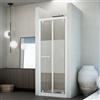 Forte Srl Porta Doccia Pieghevole 6mm Trasparente H200cm Anticalcare