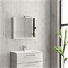 Karag Mobile Bagno 90cm Sospeso Con Specchio Contenitore - New Elsa