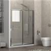 Karag Porta Doccia H190 Scorrevole Trasparente 6mm Anti Calcare - Karag Flora 500