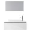 TFT Composizione Mobile Bagno Sospesa 100cm Con Cassetto, Specchio a LED Integrato