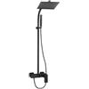 Shopbagno.it Colonna Doccia Nero Opaco Con Soffione e Doccino