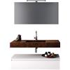 TFT Composizione Bagno 90cm Con Vasca Integrata Cassetto E Specchio