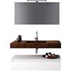 TFT Composizione Bagno 120cm Con Vasca Integrata Cassetto E Specchio