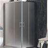 Karag Box Doccia Flora H190 Cristallo Anticalcare 6mm Satine