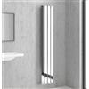 Karag Termoarredo Radiatore Design Verticale Finitura Cromata - 180x31