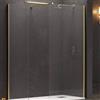 Karag Doccia Walk in Due Pareti H200cm Anticalcare Profili Color Oro