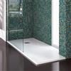 Karag Piatto Doccia Mineralmarmo H 2.5cm Bianco Karag Pietra