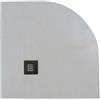 SolidStone Piatto Doccia Semicircolare Mineral Marmo Bianco Spessore 2,8cm