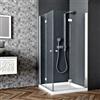 Karag Box Doccia H200 Doppia Anta a Libro Frameless Trasparente 6mm