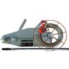Agritech ATS Argano fune passante P=800 kg completo di asta