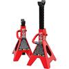Big Red T43202 Torin Heavy Duty Steel Jack Stand: 3 tonnellate (2,7 kg) Supporto di Sollevamento Auto, 1 Paio (Non Adatto per SUV, Camion)