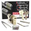 MULTIPICK Set di Cilindri di Allenamento 2 in 1 [incl. kit di spillatura da 50 pezzi] Lockpicking - Lockpicking set - Lock picking Kit - Chiave topolino per Porte - Grimaldelli per Serratura
