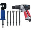 AB Tools Scalpello per martello pneumatico da 190 mm + 5 scalpelli per tagliare scheggiature + rimozione dado da 24 mm