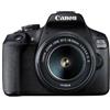 Canon Fotocamera Reflex Canon EOS 2000D BK 18-55 IS II EU26 Nero