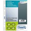 FAVORIT Buste forate Special PP - Superior - liscio - 15 x 21 cm - trasparente - Favorit - conf. 25 pezzi (unità vendita 1 pz.)